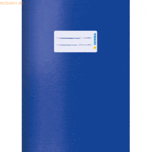 10 x HERMA Karton-Heftschoner A5 dunkelblau
