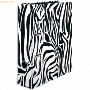 10 x HERMA Motivordner A4 70mm Animal Print Zebra