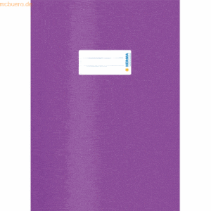 10 x HERMA Heftschoner PP A4 gedeckt violett