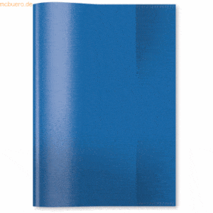 10 x HERMA Heftschoner PP A5 transparent dunkelblau