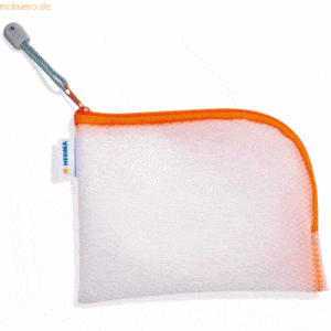 HERMA Universaltasche A6 19x14cm transparent/orange