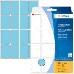 HERMA Vielzweck-Etiketten 25x40mm blau VE=512 Stück