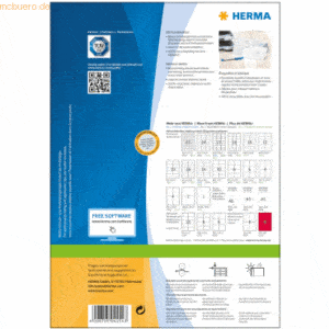 Herma Etiketten weiß 38