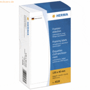 HERMA Frankier-Etiketten 130x40mm doppelt VE=500 Stück