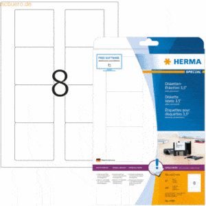 HERMA Disketten-Etiketten weiß 3