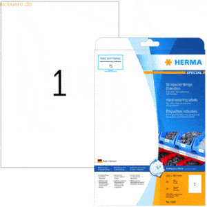 HERMA Etiketten Folie weiß 210x297mm Special A4 LaserCopy VE=10 Stück