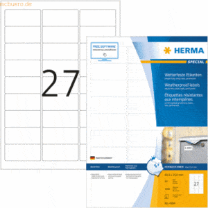 HERMA Inkjet-Etiketten A4 63