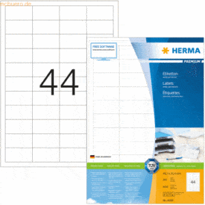 HERMA Etiketten weiß 48