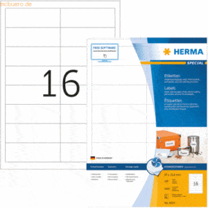 HERMA Inkjet-Etiketten weiß 96