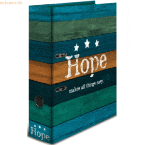 10 x Herma Motivordner A4 70mm 'Hope'