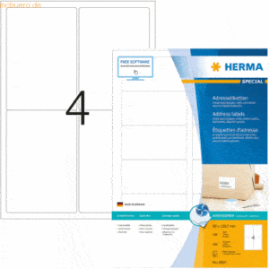 HERMA Inkjet-Etiketten weiß 96x139