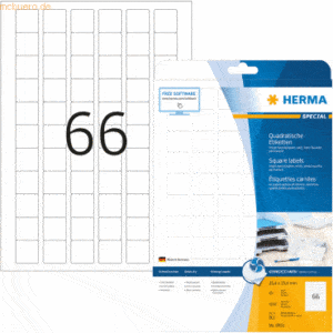 HERMA Inkjet-Etiketten weiß 25