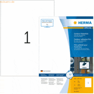 Herma Etiketten Outdoor-Klebefolie 210x297 mm weiß extrem stark haften