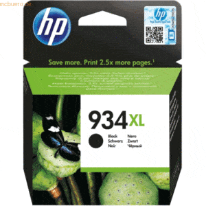 HP Tintenpatrone HP 934XL C2P23AE schwarz