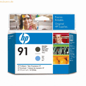 HP Druckkopf HP C9460A schwarz matt und cyan