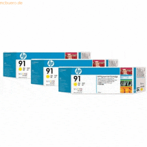 HP Tintenpatrone Original HP C9485A gelb