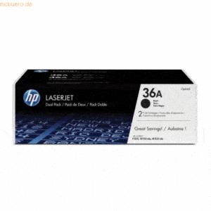 HP Toner Original HP CB436AD schwarz