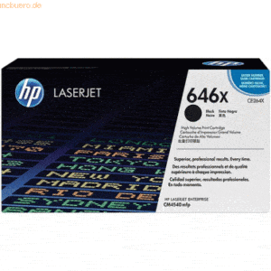 HP Toner HP 646X CE264X schwarz