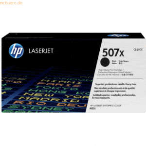 HP Toner HP 507X CE400X schwarz