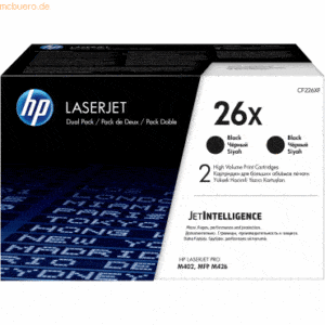 HP Toner-Kartusche HP 26XD schwarz Doppelpack