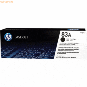 HP Toner HP 83A LaserJet CF283A schwarz