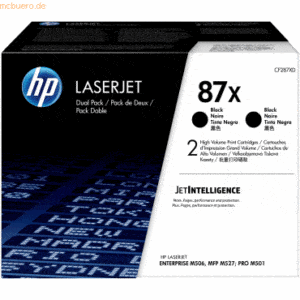 HP Toner-Kartusche HP 87XD schwarz Doppelpack