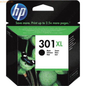 HP Tintenpatrone HP Nr. 301XL CH563EE schwarz