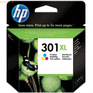 HP Tintenpatrone HP Nr. 301XL CH564EE dreifarbig