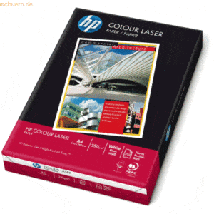 4 x HP Farbkopierpapier Colour Laser A4 250g/qm weiß VE=250 Blatt