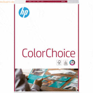HP Farblaserpapier Color Choice CHP 755 A4 200g/qm weiß VE=250 Blatt