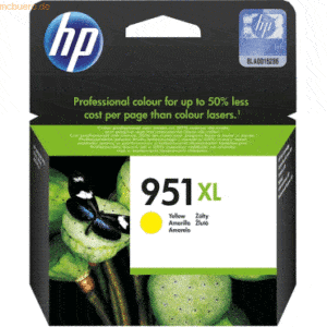 HP Tintenpatrone HP Nr. 951XL CN048AE gelb