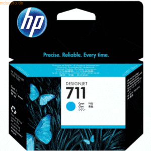 HP Tintenpatrone HP Nr. 711 CZ130A cyan 29 ml