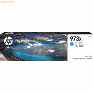 HP Tintenpatrone Original HP 973X PageWide cyan