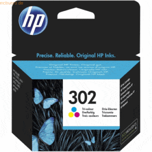 HP Tintenpatrone HP Nr. 302 F6U65AE 3-farbig