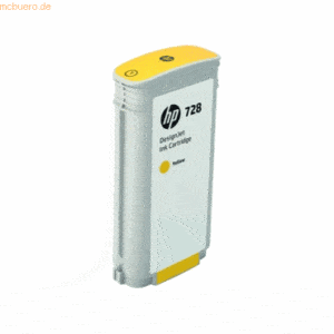 HP Tintenpatrone HP 728 gelb