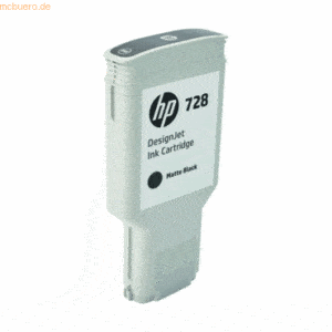 HP Tintenpatrone HP 728 schwarz matt