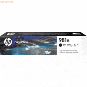 HP Tintenpatrone HP 981A schwarz