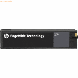 HP Tintenpatrone Original HP 973X PageWide schwarz