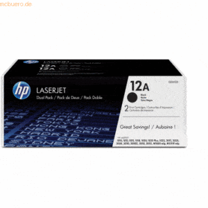 HP Toner Original HP Q2612AD schwarz