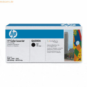 HP Toner HP Q6000A schwarz