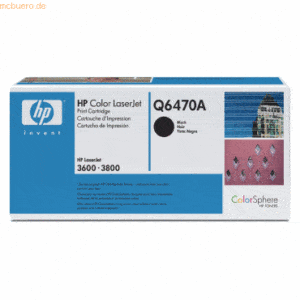 HP Toner HP Q6470A schwarz