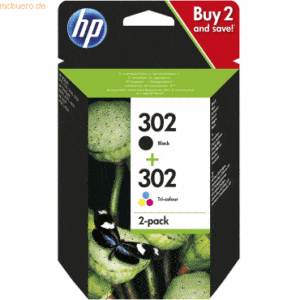 HP Tintendruckkopf HP 302 cyan/gelb/magenta