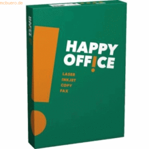 200 x Igepa Kopierpapier Happy Office A4 80g/qm weiß VE=500 Blatt