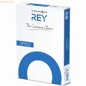 Rey Kopierpapier Rey Office A3 80g/qm weiß VE=500 Blatt