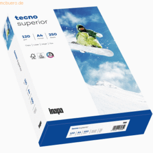 Inapa tecno Multifunktionspapier Tecno Superior A4 120 g/qm weiß VE=25