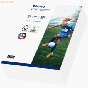 Inapa Kopierpapier tecno Universal A5 80g/qm weiß VE=500 Blatt