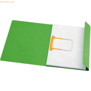 50 x Jalema Kartonhefter Secolor Clipmappe Folio grün