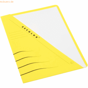 100 x Jalema Sichtmappe Secolor A4 gelb