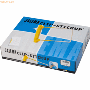 Jalema Abheftmechanik JalemaClip-Stickup gelb/weiß VE=100 Stück