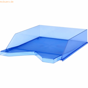 6 x Jalema Briefkorb Silky Touch A4 blau